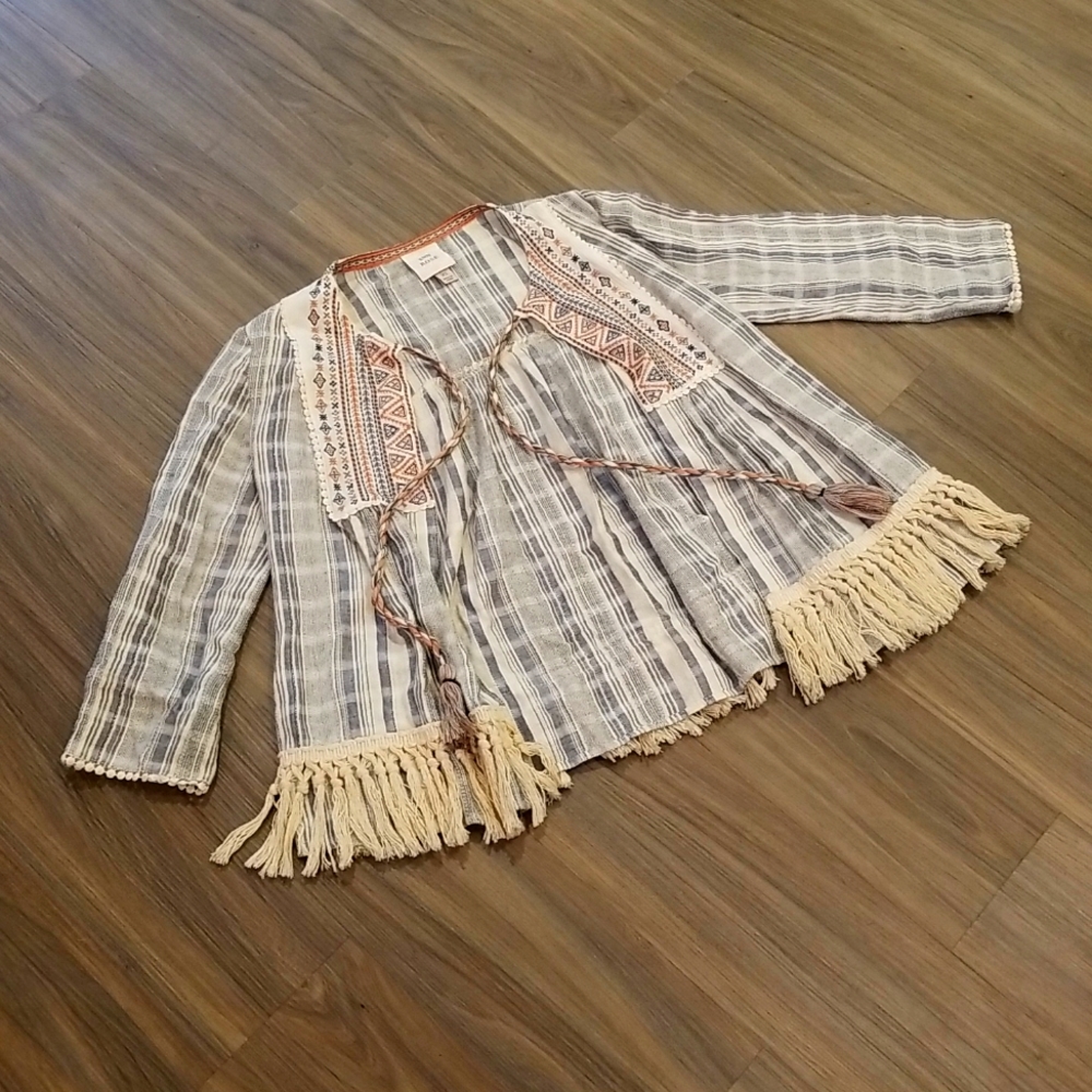 Knox Rose. Size XS. Blue, white and peach